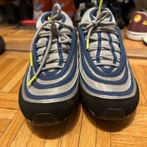 Kids Blue and Gray Sneakers